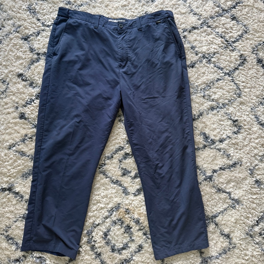 TravisMathew Open to Close Pants Mens 40 Navy Blue Stretch‎ Chino Golf Trousers